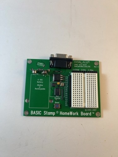 Parallax basic stamp homework - basic,