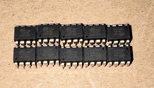Attiny85 20pu microchip - (10), attiny85-20pu